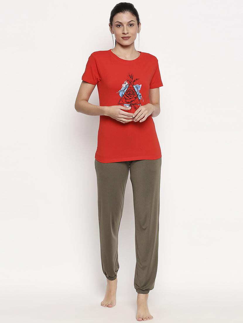 round neck graphic tee - 17738297 - Standard Image - 3