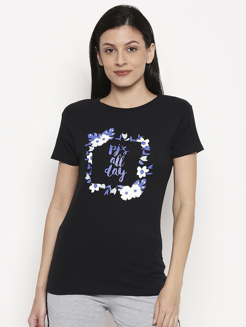 round neck graphic tee - 17738298 - Zoom Image - 0