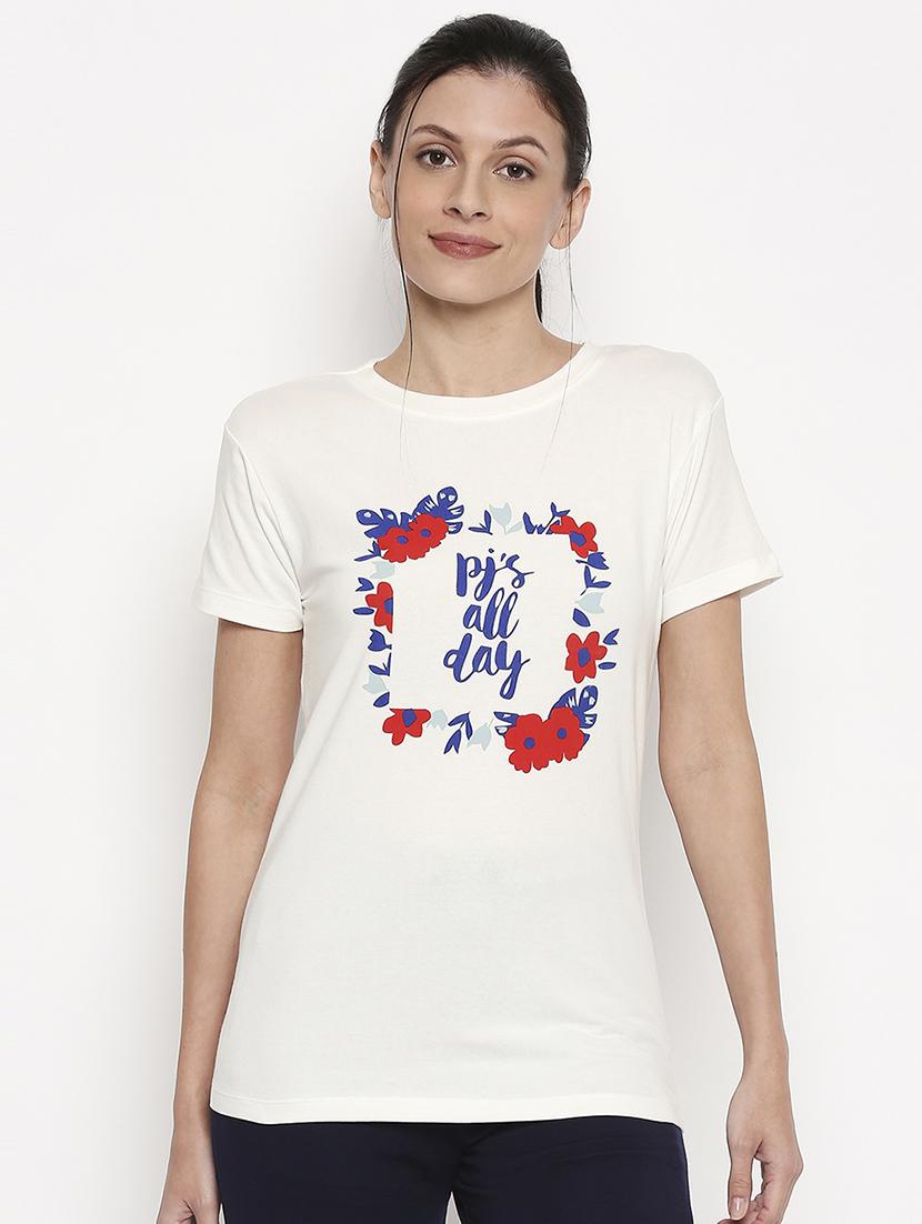 round neck graphic tee - 17738299 - Zoom Image - 0