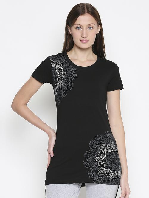 round neck printed tee - 17738316 - Standard Image - 0