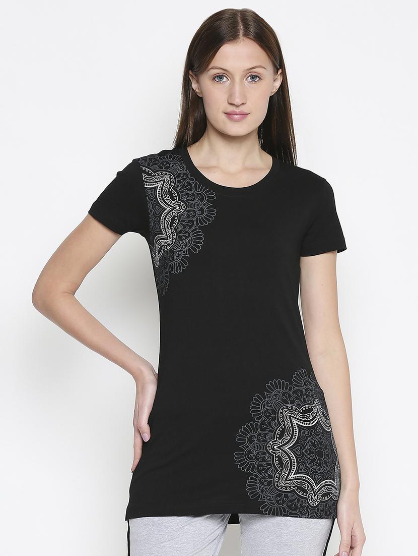 round neck printed tee - 17738316 - Zoom Image - 0