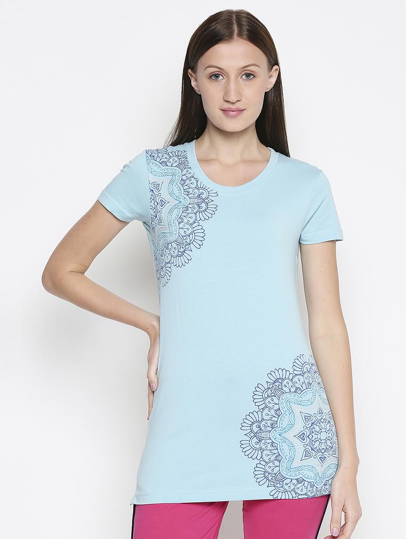 round neck printed tee - 17738317 - Zoom Image - 0