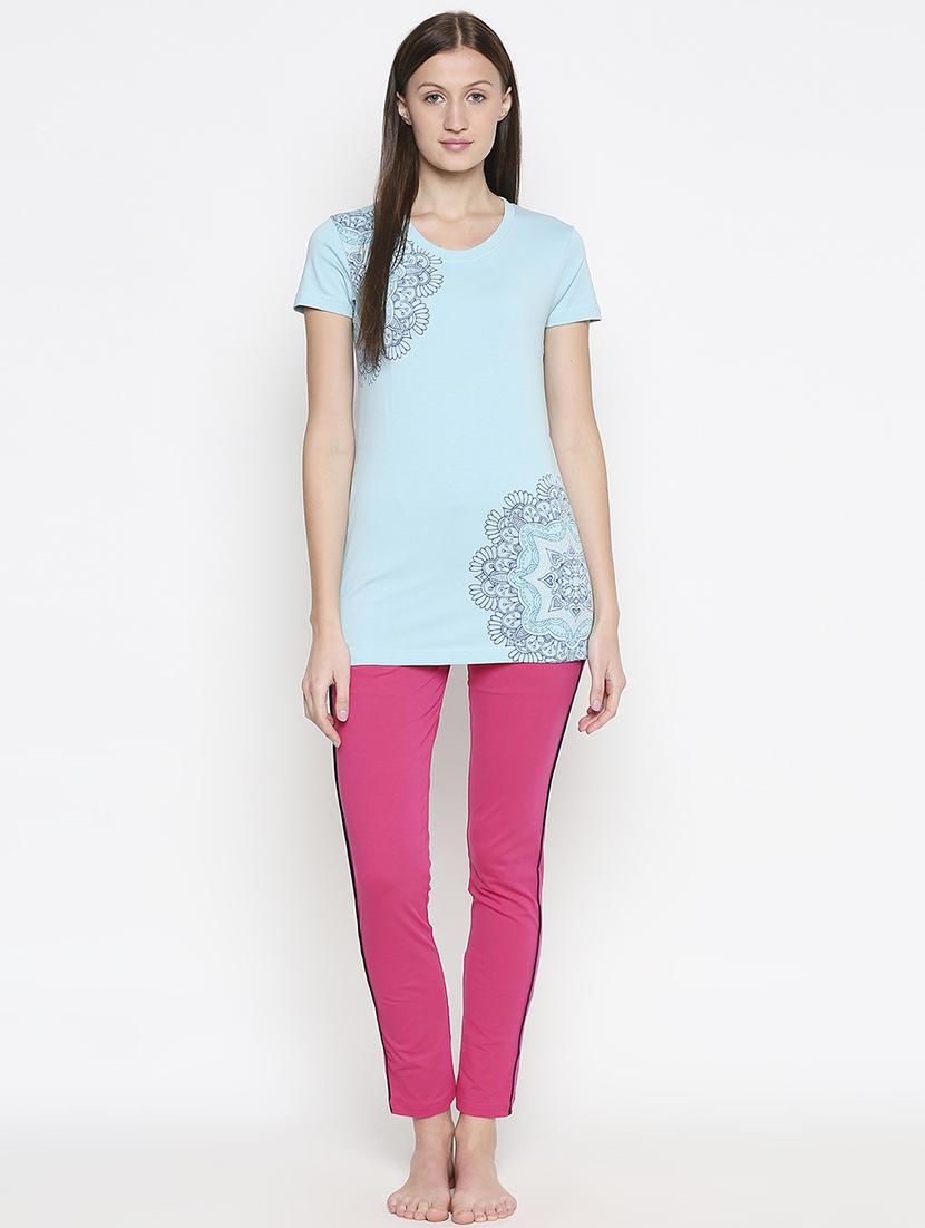 round neck printed tee - 17738317 - Standard Image - 3