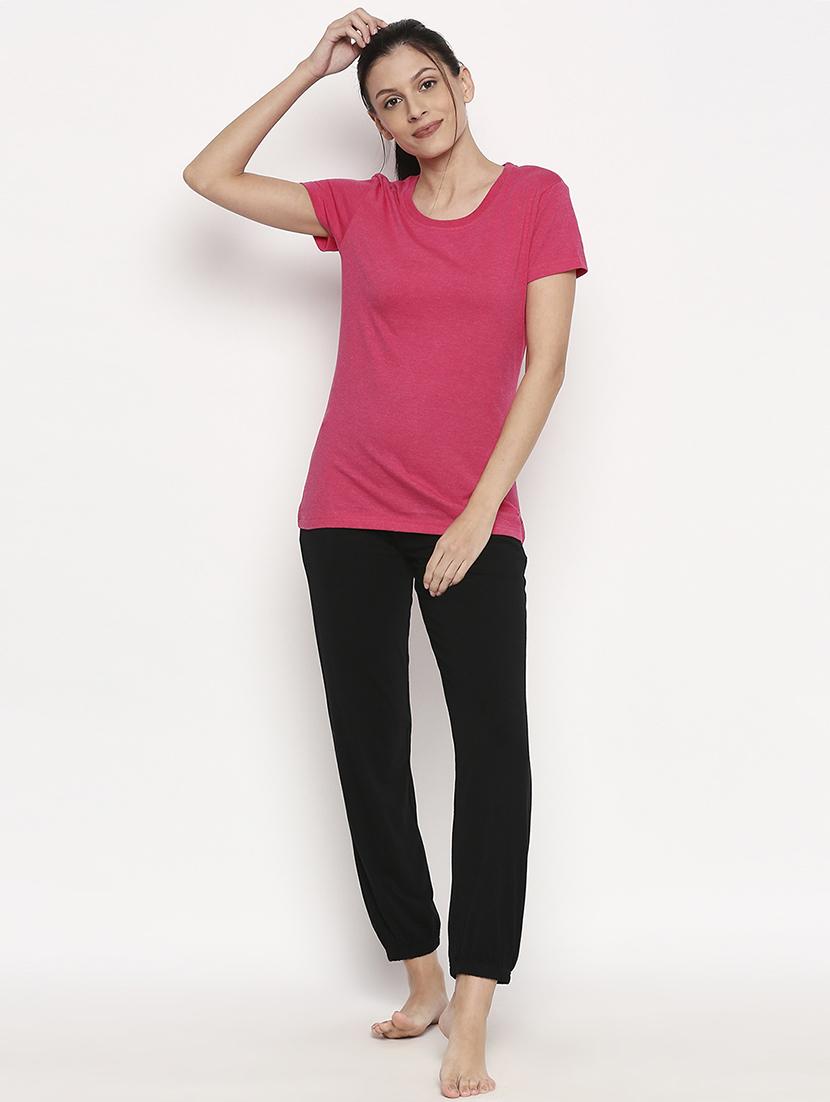 round neck solid tee - 17738318 - Standard Image - 3