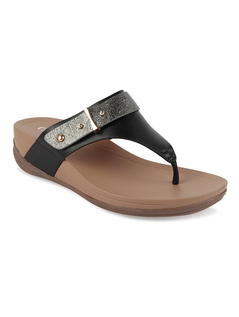 calzado womens's casualwear slip-on beige color platform heels slippers - 17739158 -  Zoom Image - 0