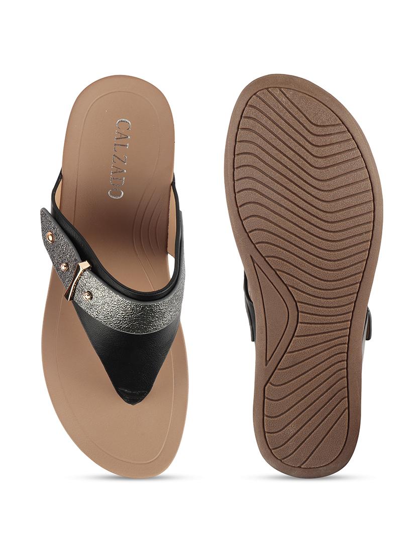 calzado womens's casualwear slip-on beige color platform heels slippers - 17739158 - Standard Image - 3