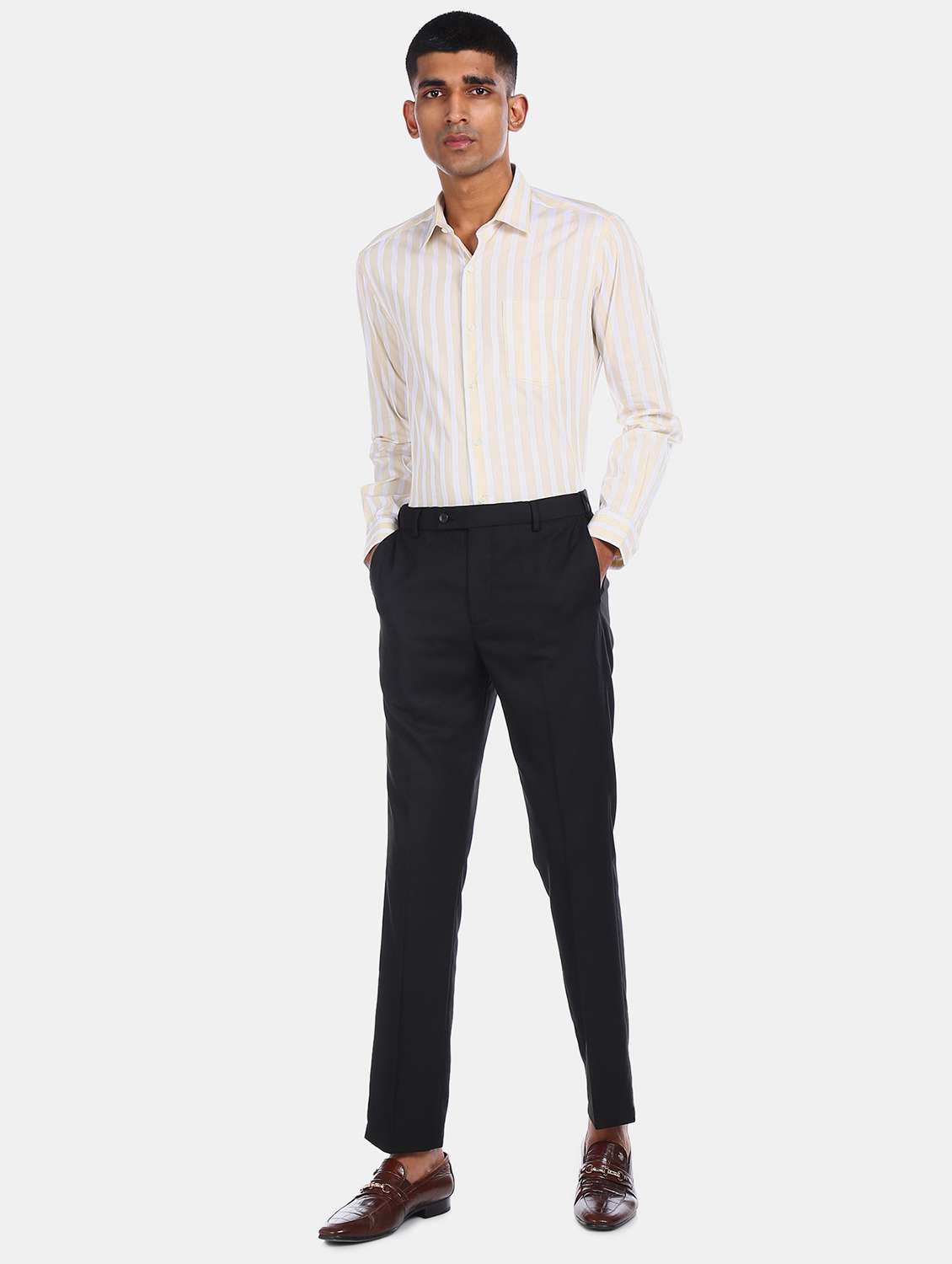 mens stripes formal shirt - 17739314 -  Standard Image - 3