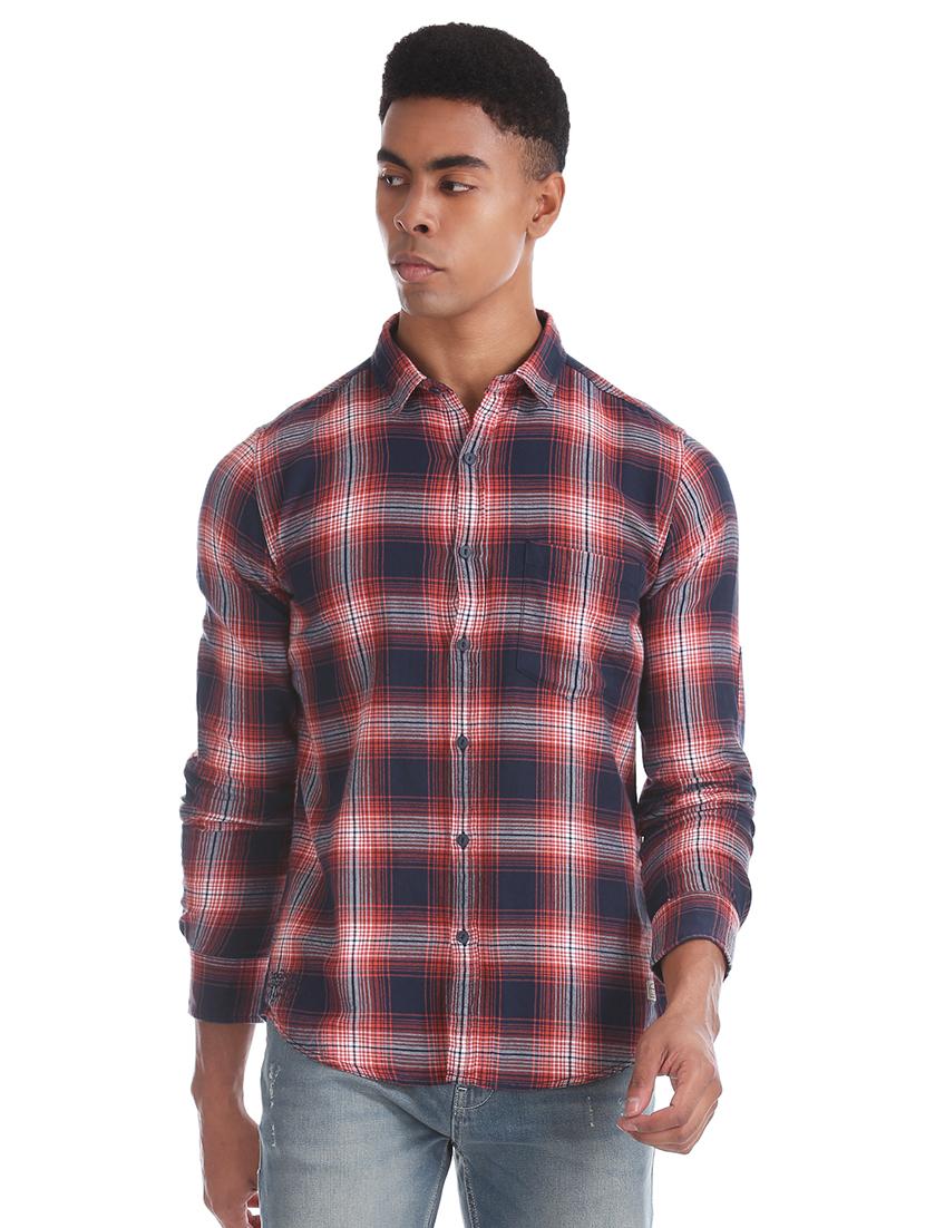 mens checks casual shirt - 17739533 - Zoom Image - 0
