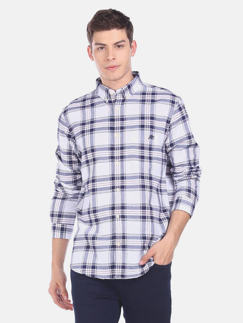 mens checks casual shirt - 17739573 - Zoom Image - 0