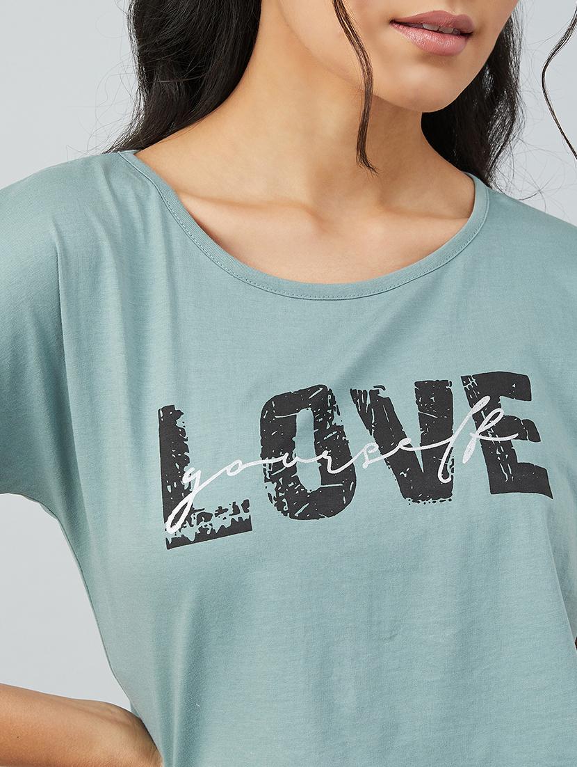 green cotton crop tshirt - 17739993 - Standard Image - 5