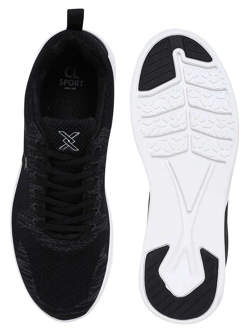 black synthetic lace up shoes - 17740117 -  Standard Image - 3