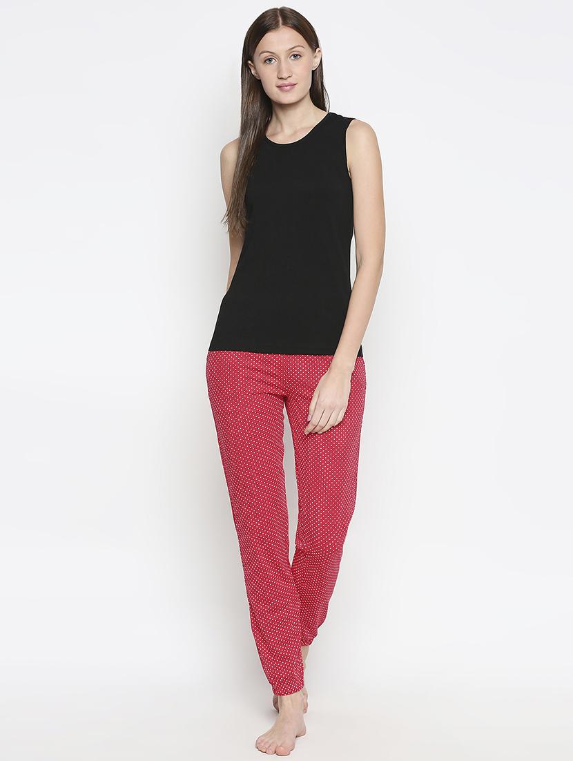 high rise printed pajama - 17740176 - Standard Image - 3