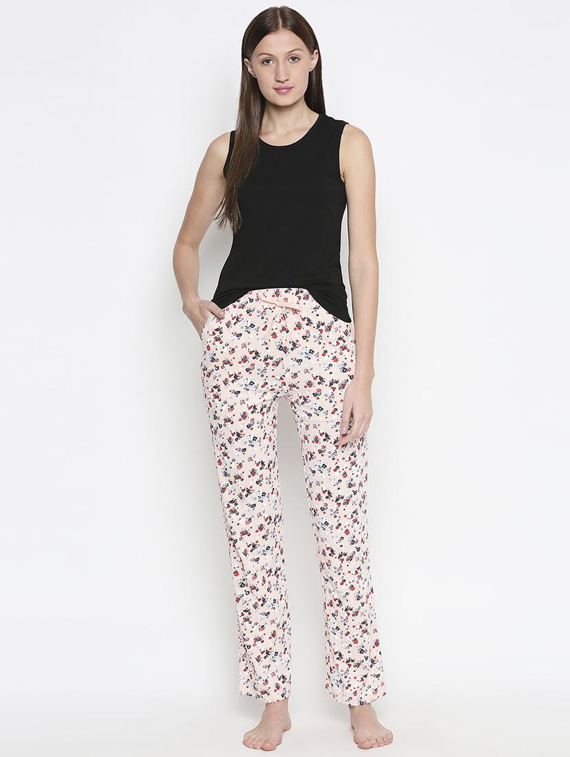 high rise floral pajama - 17740188 - Standard Image - 3
