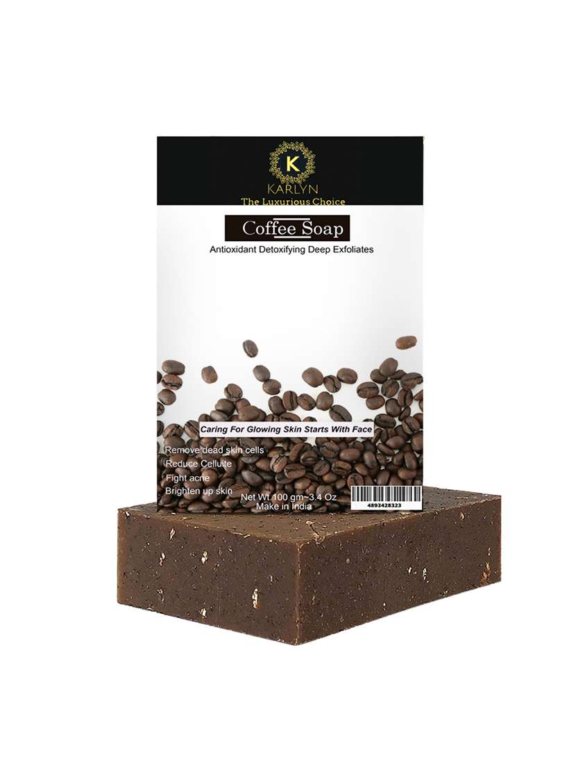 coffee & walnut granules detan repairing handmade soap paraben free