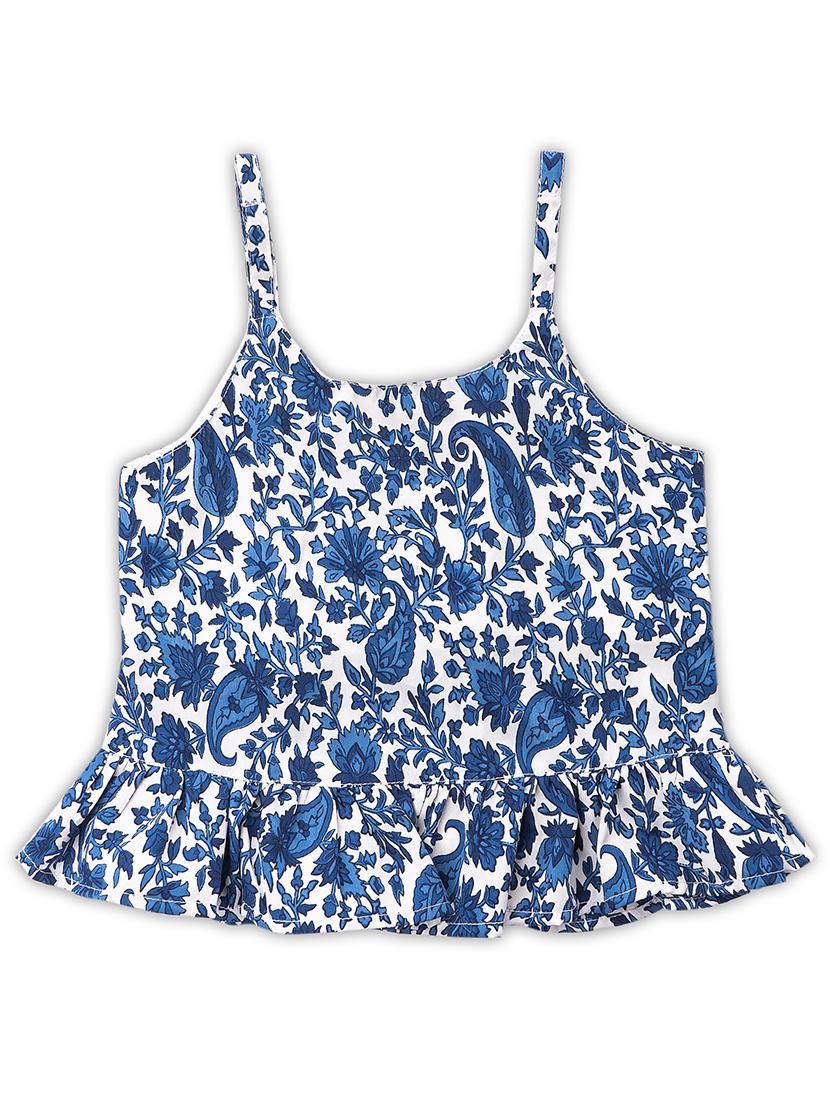 floral top with shorts set - 17740424 - Standard Image - 3