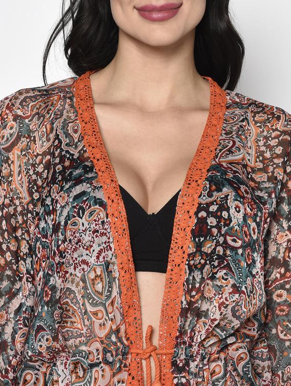 orange paisley coverup - 17740516 - Standard Image - 3