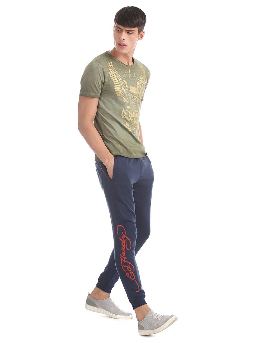 green front print t-shirt - 17740740 - Standard Image - 3