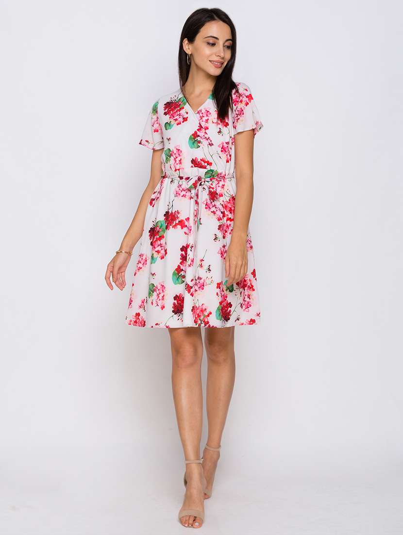 women's wrap floral dress - 17742270 -  Standard Image - 3