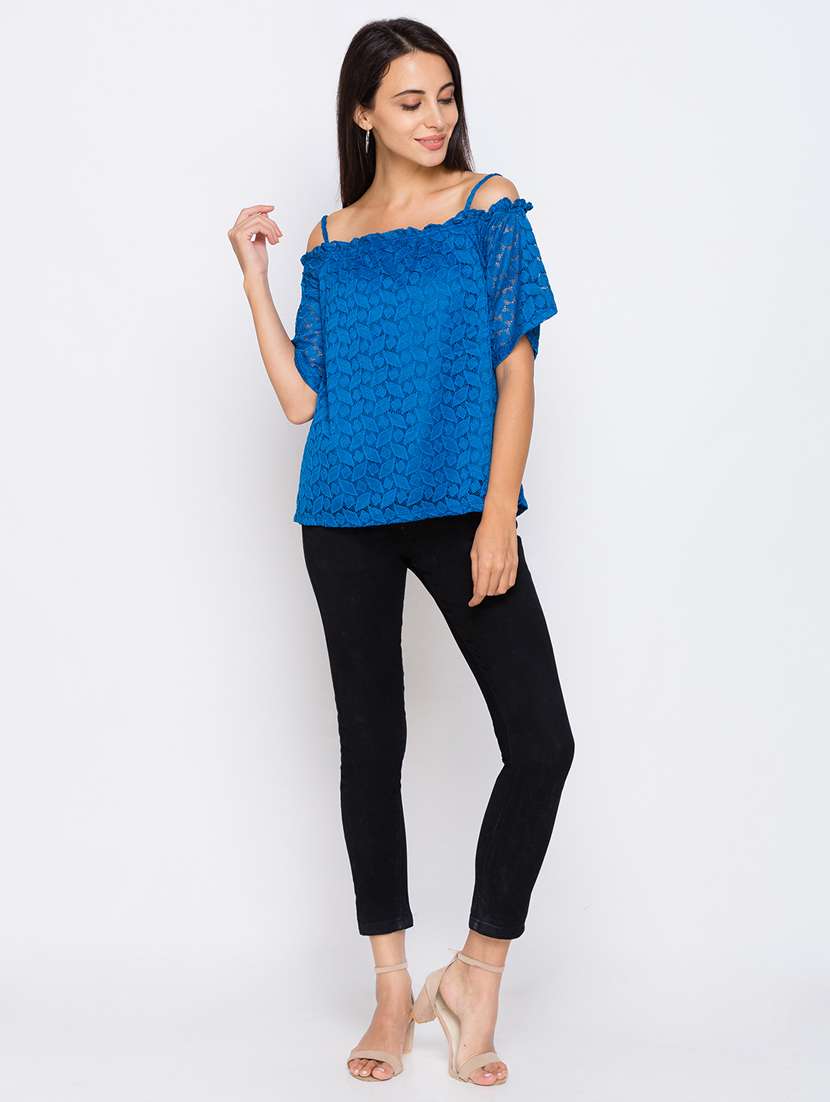 women's straight shoulder strap top - 17742315 -  Standard Image - 3