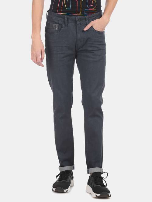 blue plain denim jeans - 17742472 - Standard Image - 0