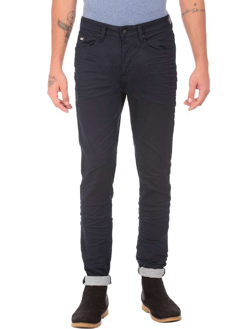 blue plain denim jeans  - 17742532 -  Zoom Image - 0