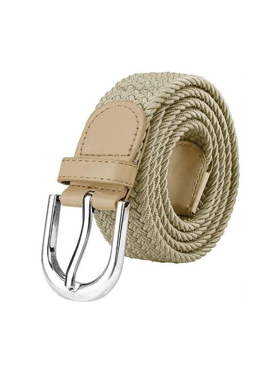 Buy online Off White Fabric Belt from Accessories for Men by