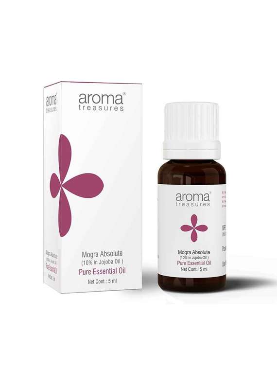 aroma treasures mogra absolute (10% in jojoba oil) essential oil (5ml) - 17742718 -  Zoom Image - 0