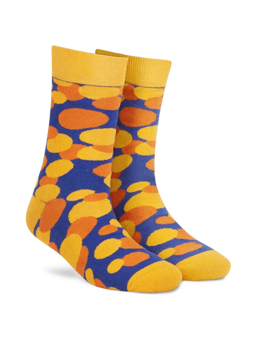 women printed above ankle length sock