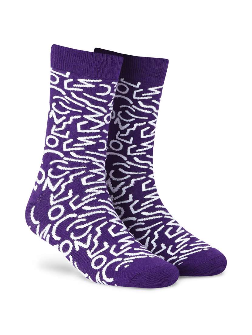 women printed full length socks 