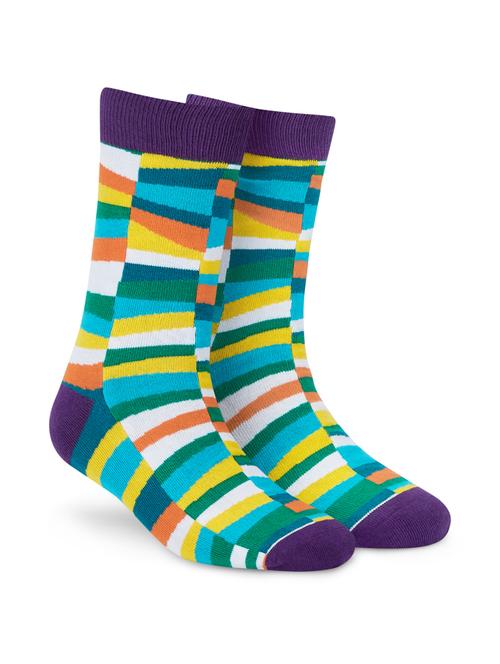 women printed above ankle length sock - 17742852 - Standard Image - 0