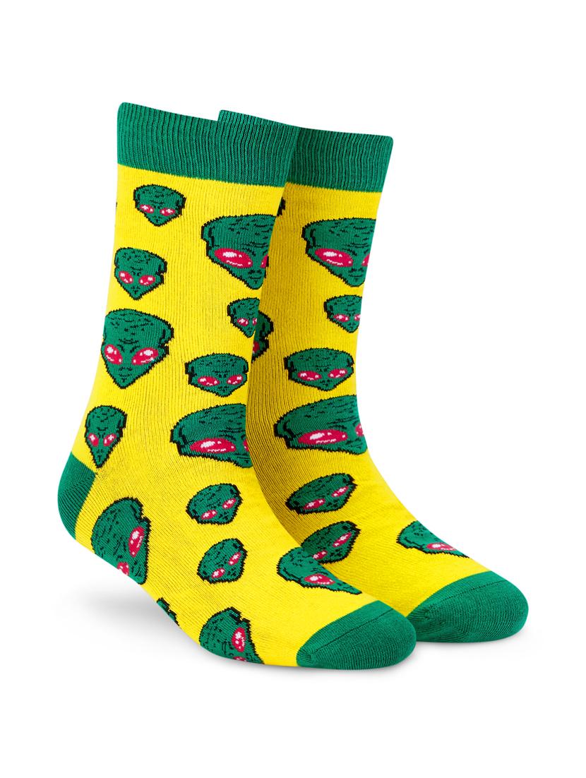 women printed above ankle length socks 