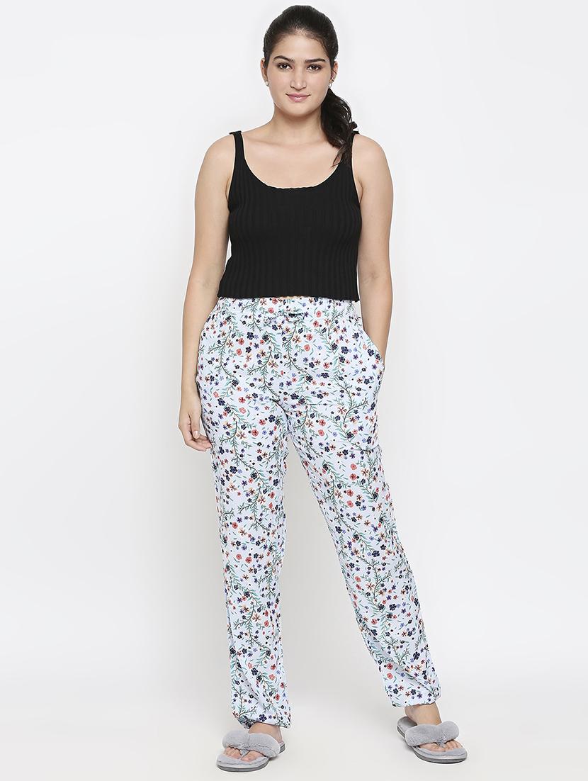 high rise floral pajama - 17742913 - Standard Image - 3