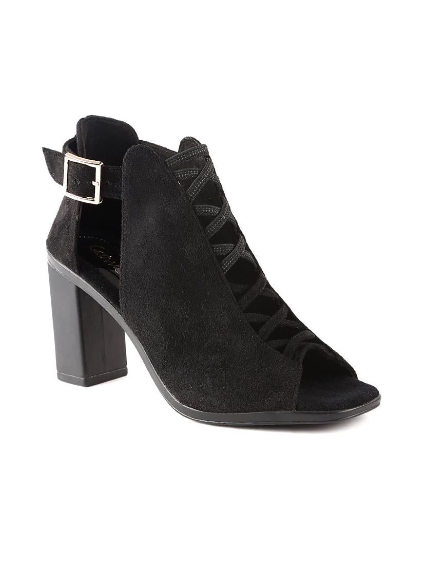 black ankle  boot