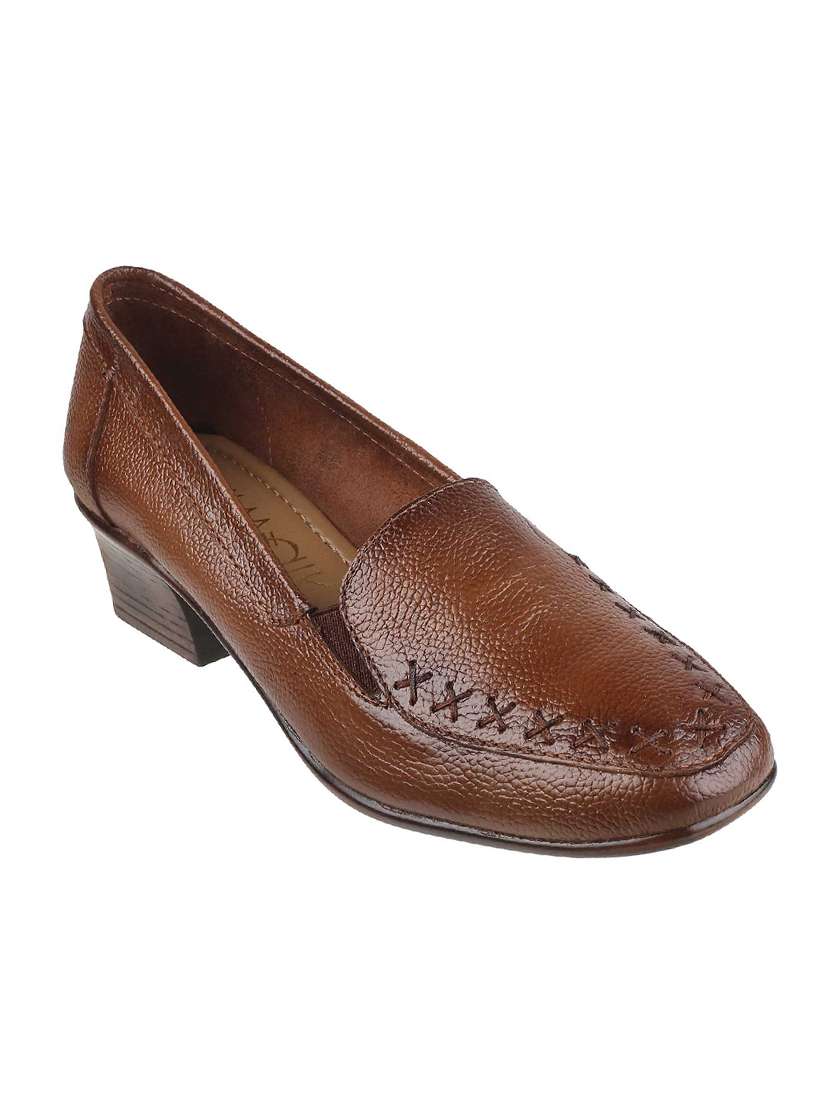 brown slip on loafers
