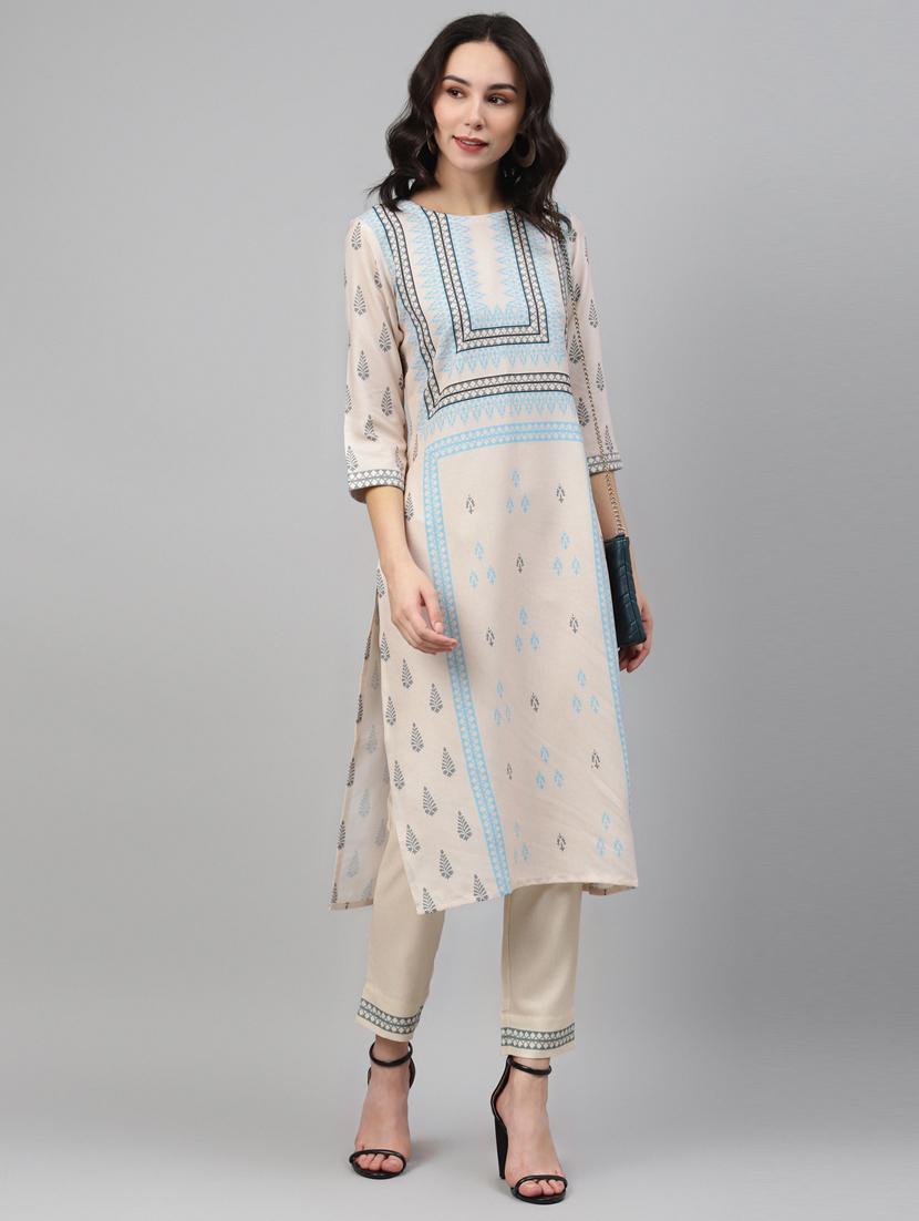 women's straight kurta - 17743941 - Standard Image - 3