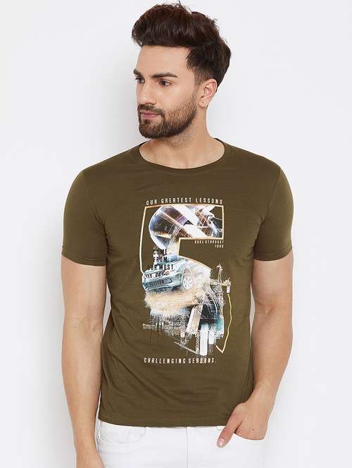 brown printed t-shirt - 17745648 -  Standard Image - 0