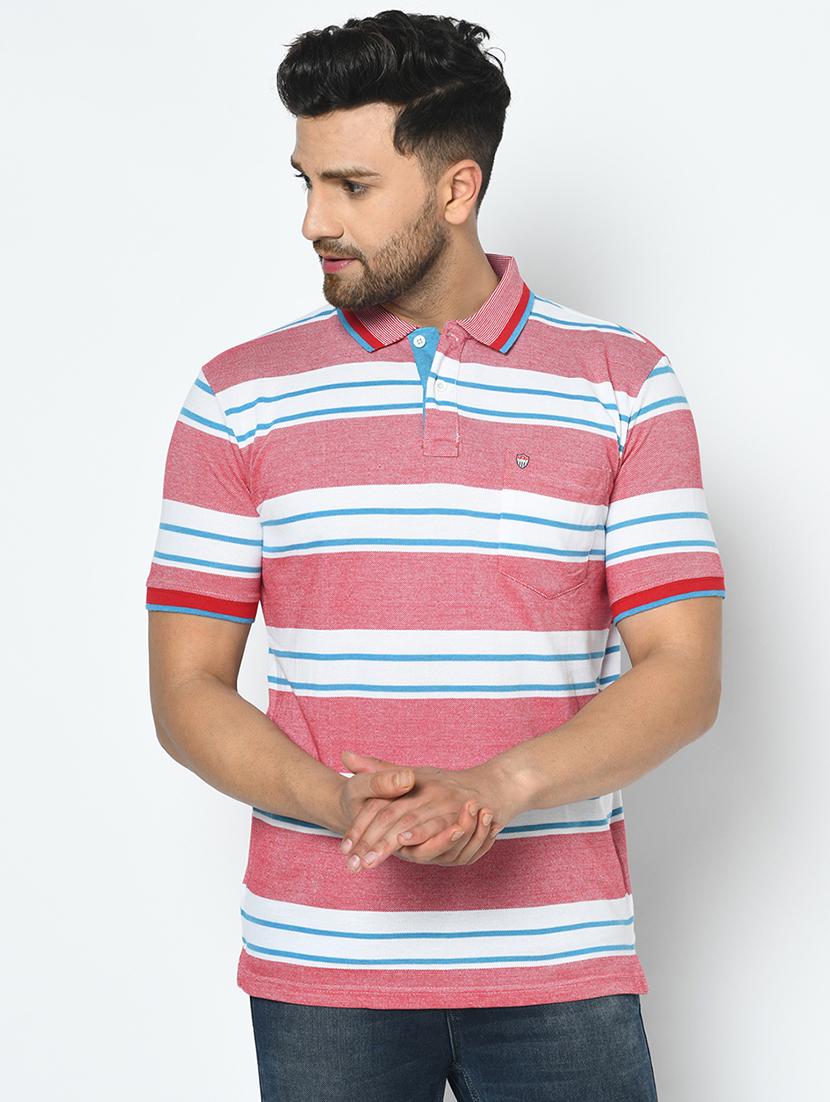 red striped polo t-shirt - 17745653 - Zoom Image - 0