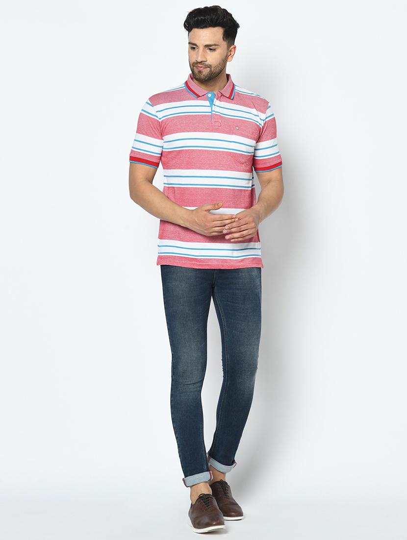 red striped polo t-shirt - 17745653 - Standard Image - 3
