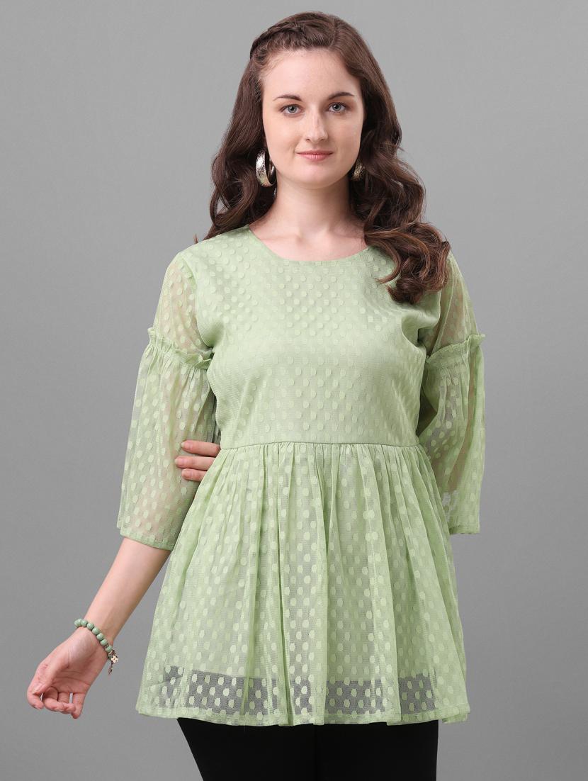 tie back dobby top  - 17748597 -  Zoom Image - 0