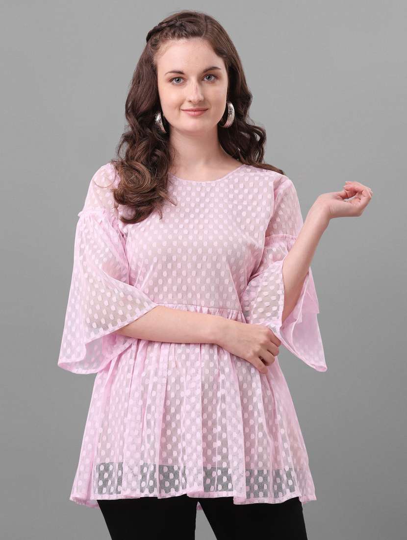 tie back dobby top  - 17748598 -  Zoom Image - 0