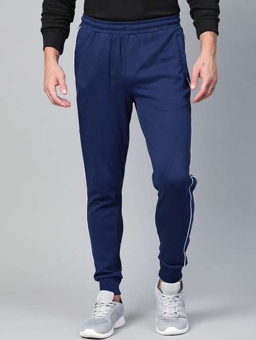 navy blue side taped joggers - 17749649 -  Standard Image - 0
