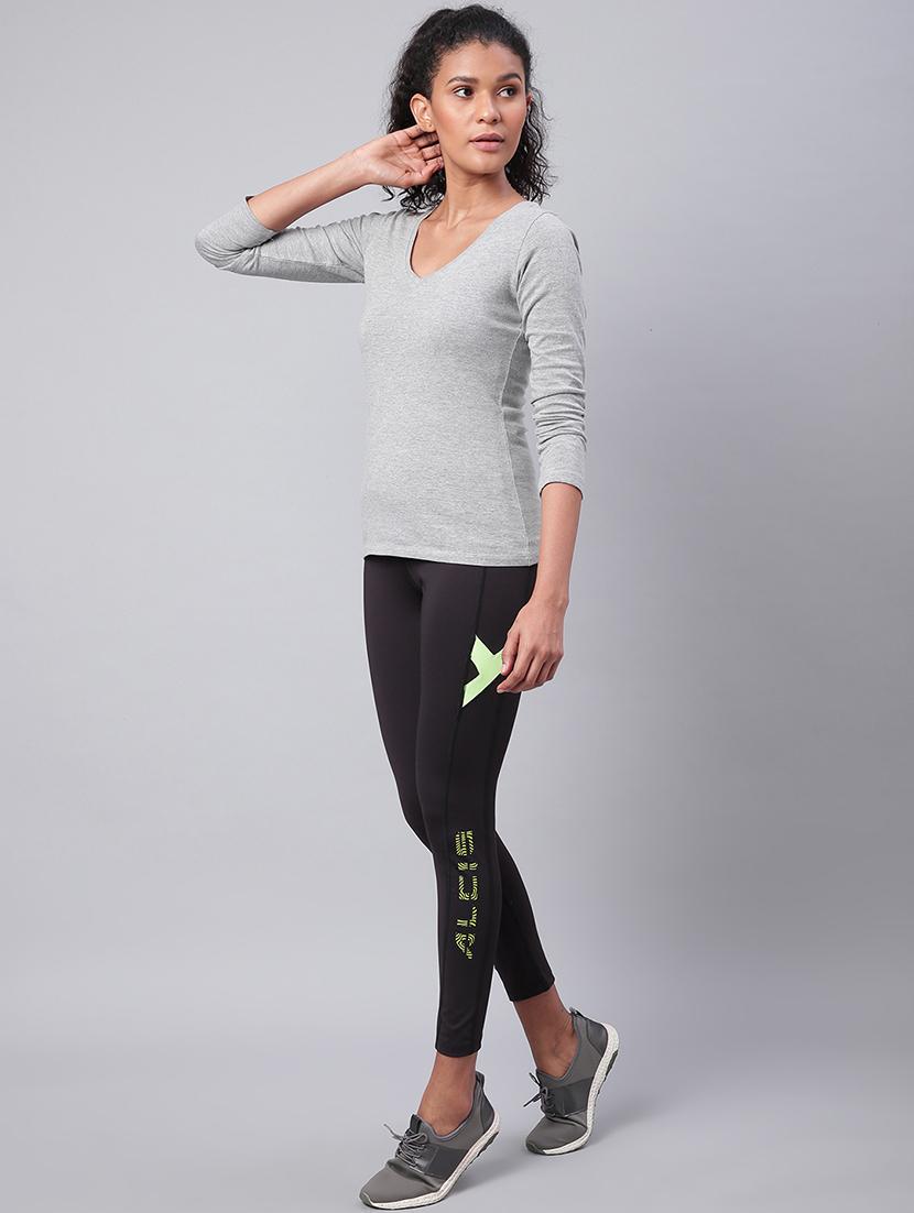 high rise solid track pant - 17749760 - Standard Image - 3