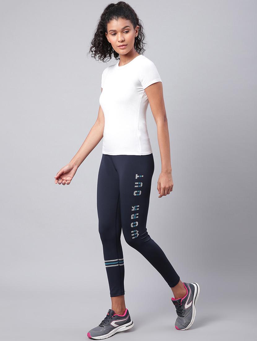high rise contrast detail track pant - 17749763 - Standard Image - 3