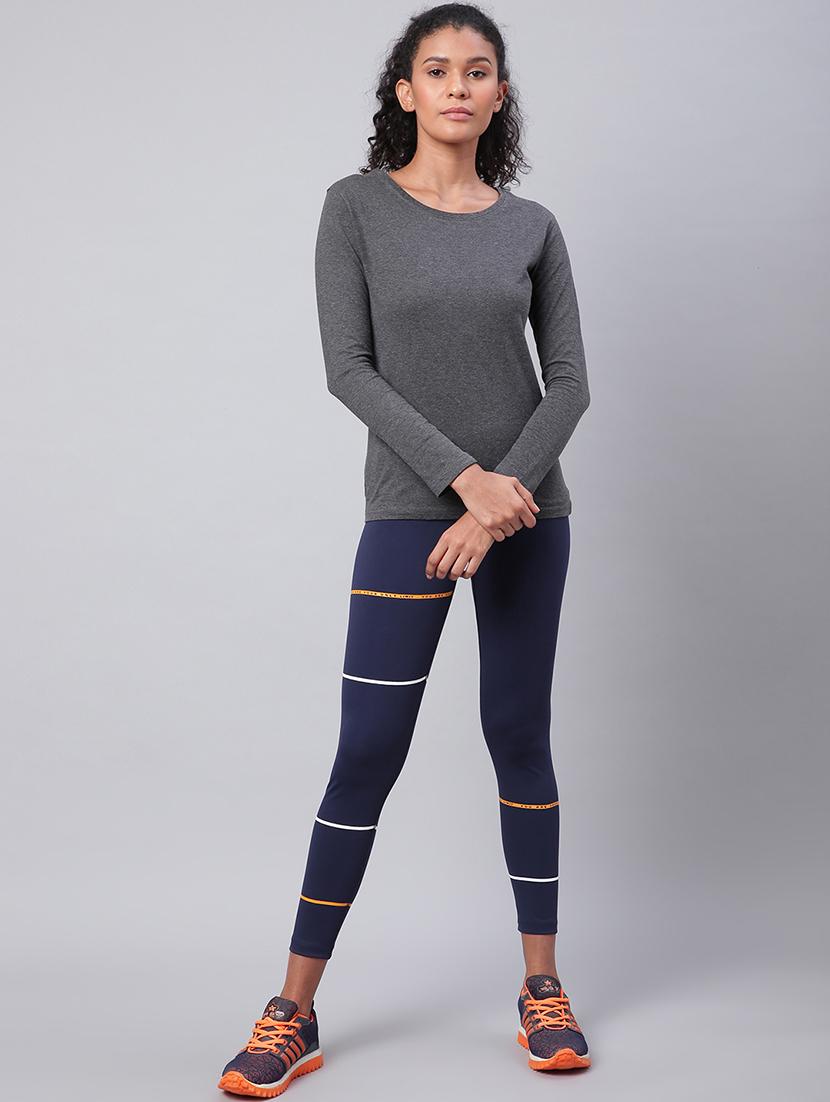 high rise contrast detail track pant - 17749765 - Standard Image - 3