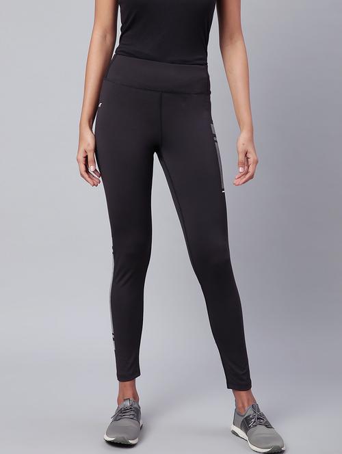 high rise contrast detail track pant - 17749766 - Standard Image - 0