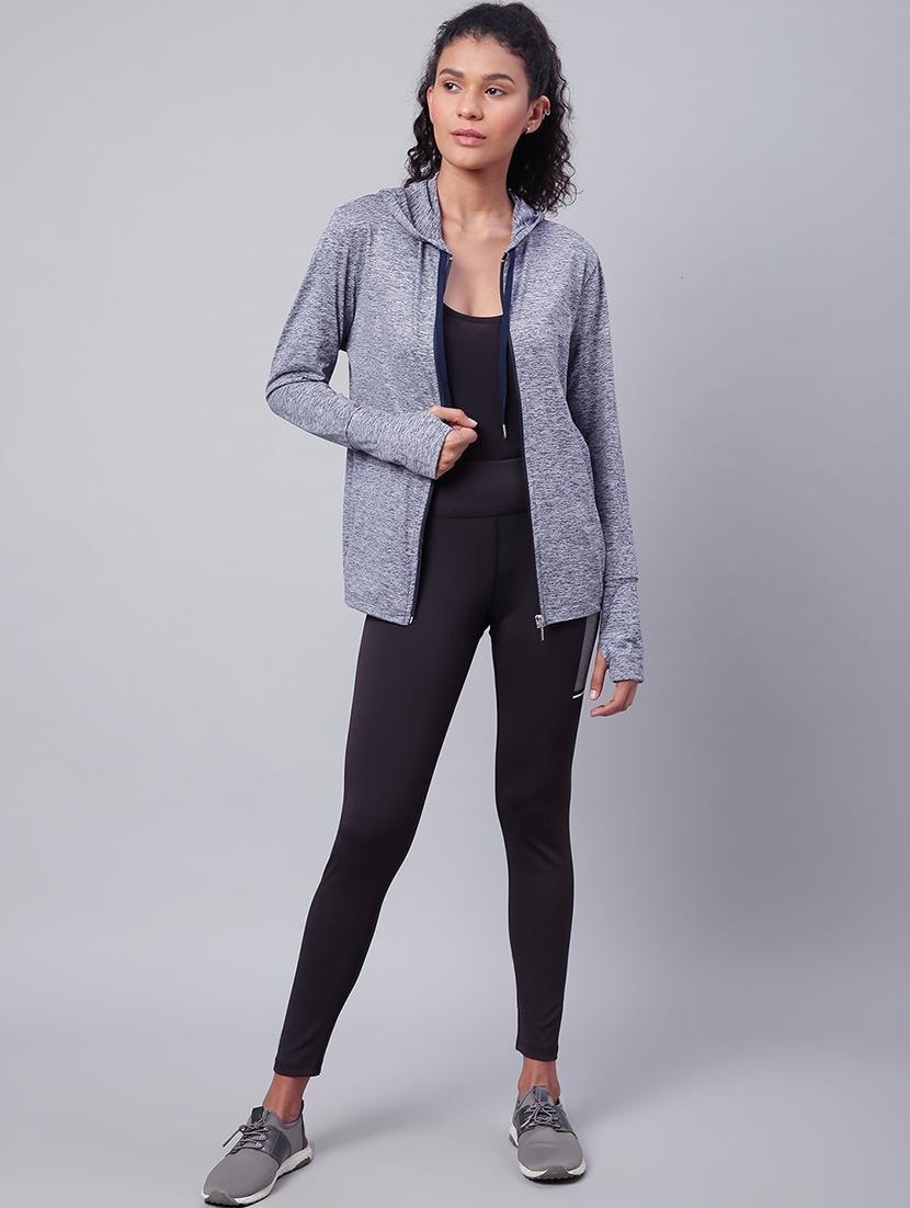 high rise contrast detail track pant - 17749766 - Standard Image - 3