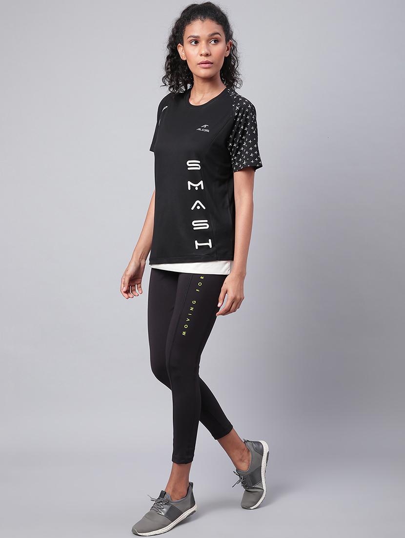 high rise solid track pant - 17749768 - Standard Image - 3