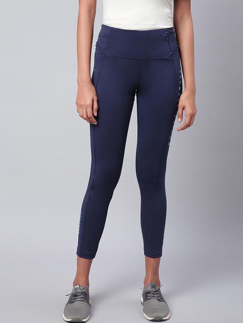 high rise solid track pant - 17749769 - Standard Image - 0