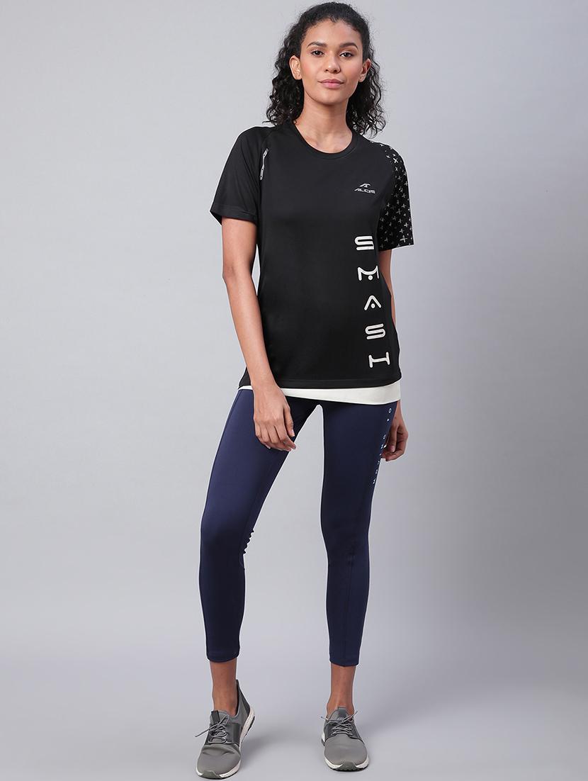 high rise solid track pant - 17749769 - Standard Image - 3