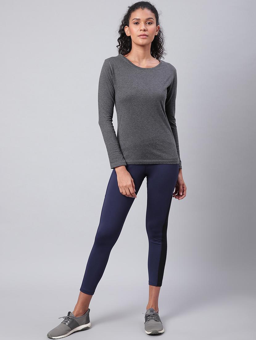 high rise contrast detail track pant - 17749787 - Standard Image - 3